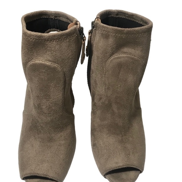 Michael Kors suede open toe heels size 8 M - Picture 3 of 6